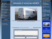 Tablet Screenshot of jfservice.dk